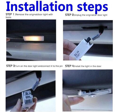 Never Fade Door Light Logo,HD LED Welcome Lights Lamp Door Light Puddle Lights Kit Compatible with Accessories CT6 XT4 XT5 XTS ATS SRX (2pack) in Saudi Arabia