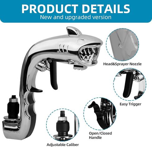 مسدس الشمبانيا، مسدس البيرة، مسدس رش زجاجة البيرة، مسدس فقاعات لحفلات أعياد الميلاد/الزفاف/عيد الميلاد/عيد الهالوين، مسدس زجاجة نبيذ فقاعات قابل للتعديل in Saudi Arabia