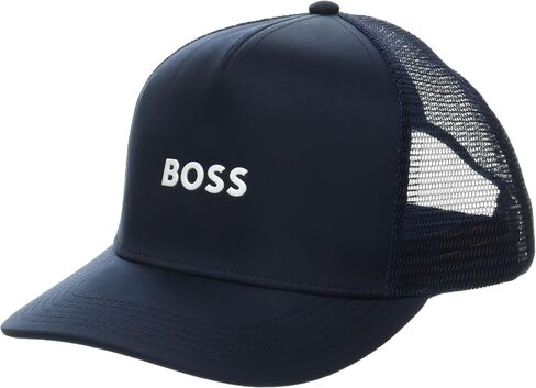 BOSS Men's Contrast Logo Trucker Hat in Saudi Arabia