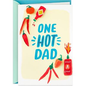 Hallmark Fathers Day Card for Husband or Boyfriend (One Hot Dad)