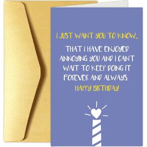 Chenive Funny Get Well Card for Him Her, Humor Encouragement Card for Friend, Sympathy Card, Cancer Card, Everything Happens For A Reason