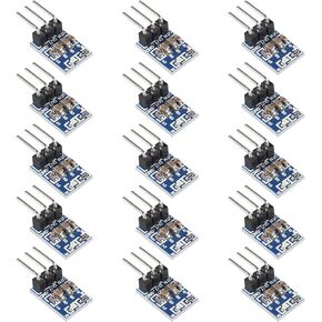 15Pcs 5V to 3.3V DC-DC Step Down Power Supply Buck Module AMS1117 3.3V 800MA Automatic Adjustable Boost Board Start Limit Voltage