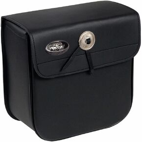 Milwaukee Leather SH59002 Small Black PVC Sissy Bar Motorcycle Bag - Small