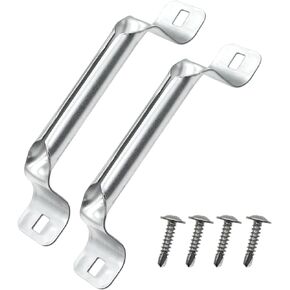 Heavy Duty Garage Door Lift Handle, 2 Pack Garage Door Rolled Grip Lift Handle, Compatible with All Residential Garage Doors, Lift Handle Replacement