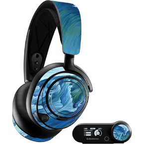 MightySkins Skin Compatible with SteelSeries Arctis Nova Pro - Perfect Wave | Protective, Durable, and Unique Vinyl Decal wrap Cover | Easy to Apply, Remove, and Change Styles | Made in The USA