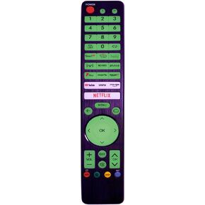 Universal Replacement Remote TV Control for LG, TCL, Philips, Vizio, Sharp, Sony, Panasonic, Toshiba and Other Brands LCD LED 3D HDTV Smart TV Remote Control,with Fluorescence Function (V-2240)