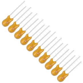 uxcell 4.7uF Tantalum Capacitor, 35V 2 Pin Yellow Radial Electrolytic Capacitor Dipped Tantalum Bead Capacitors 10pcs