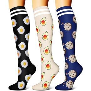 Blisset Compression Socks for Women and Men - Best for Circulation, Running, Athletic, Recover, Nurse, Travel