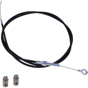 1 PC 71" Kart Throttle Cable, Throttle Cable with Ring, Kart Replacement Accessories, Compatible with 8252-1390 Manco ASW Go Kart Cart (Black)