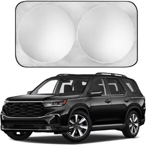 Car Windshield Sun Shade Sunshade Compatible with Honda Passport 2018-2024 Pilot 2009-2024 2025 Redgeline 2006-2024 Sport EX-L Touring Eliten Accessories, Car Front Window Sun Shield