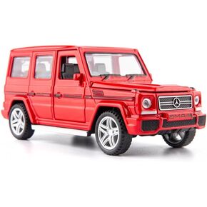 Alloy Collectible Red G65 AMG Toy Car Model Pull Back Die-Cast Vehicle with Lights and Sound