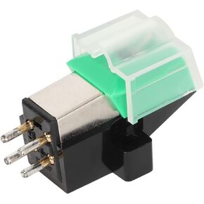 ATN 95E Magnetic Cartridge Stylus, Replacement Record Player Needles Stylus with Accurate Record Function, Excellent Clarity and Detail, Green