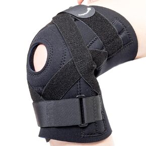 Patellar Stabilizing Knee Brace with Criss-Cross Straps | Knee Support for Patella Instability, Sprained Knee, Kneecap Injuries | Knee Brace for Women & Men | Made in the USA