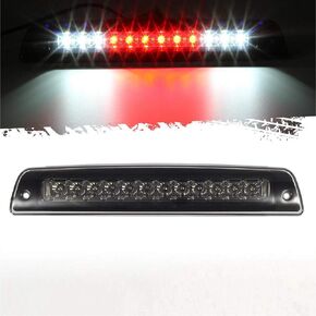 Partsam Replacement for Dodge Ram 1500 2500 3500 Third 3rd Brake Light 1994-2001 Led High Mount Stop Light Smoked Rear Cab Center Mount Stop Brake Tail Cargo Light Lamp Waterproof (Smoke Lens)
