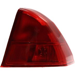 For 2001 2002 Honda Civic Rear Tail Light Driver Side HO2800133 4dr For Sedan; quarter panel mounted replaces 33551-S5D-A01