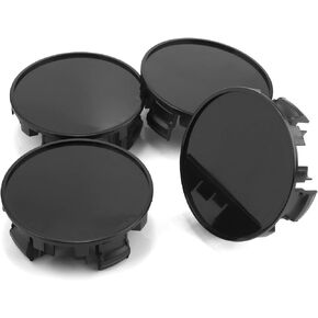 RTrhinoTuning 4PCS 63.5mm Wheel Center Caps Compatible with Toyota Lexus RX/LS/ES/SC 300 400 OD: 2.5"(63.5mm) ID: 2.19"(55.7mm),Car Wheel Center Hub Caps Black Base Hubcaps