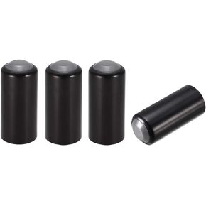 uxcell Battery Cover Mic Battery Screw on Cap Cup Cover for PGX24 SLX24 PG58 SM58 BETA58 Wireless Gray 4Pcs