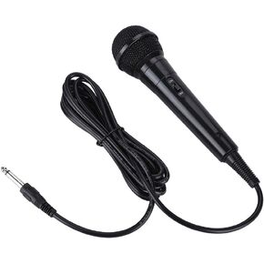 Handheld Microphone, Professional Handheld Wired Microphone Sturdy Lightweight Minimizing Background Noise Practical for Karaoke for Men(Black) in Kuwait