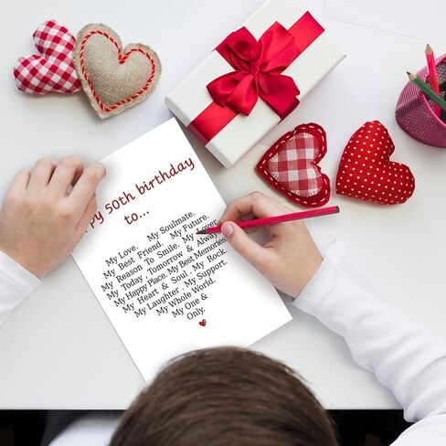 Funny 50th Birthday Card for Men Women,Romantic 50 Year Old Greeting Card for Boyfriend Husband,Naughty Love Anniversary Card for Wife Girlfriend,Special 50th Birthday Gifts For Only Love Him Her in Saudi Arabia