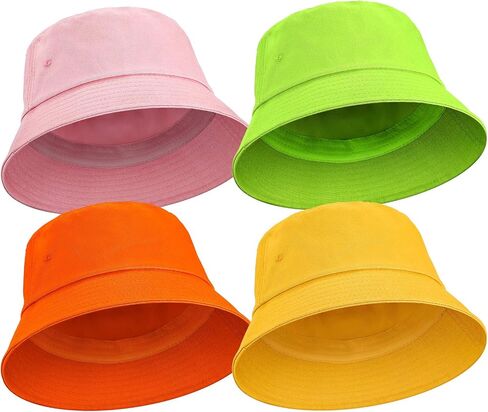 Bucket Hats for Men Women Sun Travel Summer Beach Hat Adult Fishing Hat Breathable Cotton Hat in Saudi Arabia