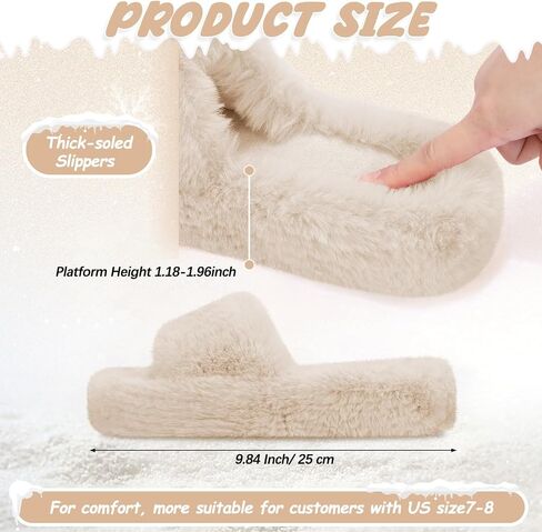 Suhine 4 Pair Women's Fuzzy House Slippers Plush Bedroom Slippers Bridesmaid Slippers Open Toe Fluffy Slippers Anti Skid Foam Support Shoes Sandals in Saudi Arabia