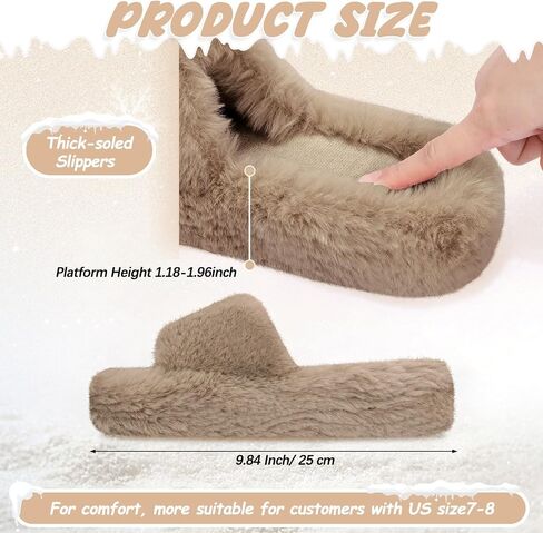 Suhine 4 Pair Women's Fuzzy House Slippers Plush Bedroom Slippers Bridesmaid Slippers Open Toe Fluffy Slippers Anti Skid Foam Support Shoes Sandals in Saudi Arabia