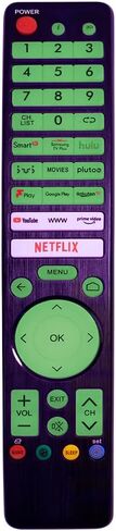 Universal Replacement Remote TV Control for LG, TCL, Philips, Vizio, Sharp, Sony, Panasonic, Toshiba and Other Brands LCD LED 3D HDTV Smart TV Remote Control,with Fluorescence Function (V-2240) in Saudi Arabia