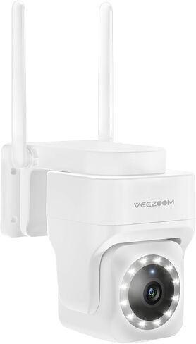 Veezoom 4MP/2K Security Camera Wireless outdoor, 2.4G/5GHz,360° view Pan/Tilt,WIFI Camera with Human Motion Detection, Motion Tracking,Two-Way Talk,Spotlight Color Night Vision in Saudi Arabia