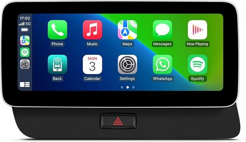 ستيريو سيارة 10.25 بوصة لسيارة Audi Q5 2009-2017 مع نظام Audi Concert/Symphony، ترقية راديو المصنع Android Auto Wireless CarPlay Bluetooth IPS شاشة تعمل باللمس in Kuwait