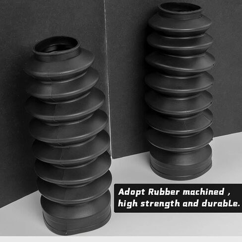 Motorcycle Rubber Aluminum Front Upper Lower Fork Dust Cover Gaiters Gators Boots Shock Absorber Compatible with Ho-nda Rebel CMX 500 CMX 300 Rebel 250 CMX300 Accessories(1 Set) in Saudi Arabia
