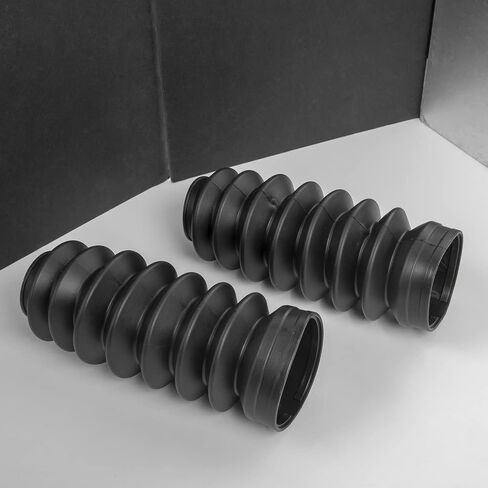 Motorcycle Rubber Aluminum Front Upper Lower Fork Dust Cover Gaiters Gators Boots Shock Absorber Compatible with Ho-nda Rebel CMX 500 CMX 300 Rebel 250 CMX300 Accessories(1 Set) in Saudi Arabia