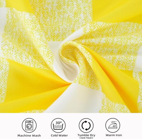 ستائر DriftAway شبه شفافة منقوشة بنقش الجاموس للنافذة، 2 عبوة من جيب قضيب مربعات باللونين الأسود والأبيض للمطبخ، وغرفة المعيشة، وغرفة النوم، والمزرعة، مقاس 52 بوصة × 16 بوصة in Kuwait