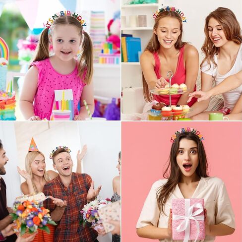 Giantree Birthday Headbands for Women Girl, It's My Birthday Crowns Bling Rhinestone Hair Band Happy Birthday Accessories in Saudi Arabia
