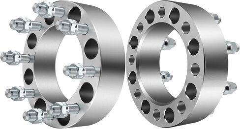 SCITOO 2X 8x6.5 to 8x6.5 Wheel Spacers 2" 8 Lug fit for Ram 2500 Wheel Spacers for 3500 Dually Wheel Spacers with 9/16 Threads in Saudi Arabia