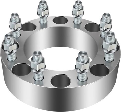 SCITOO 2X 8x6.5 to 8x6.5 Wheel Spacers 2" 8 Lug fit for Ram 2500 Wheel Spacers for 3500 Dually Wheel Spacers with 9/16 Threads in Saudi Arabia