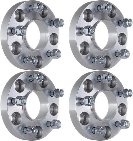ECCPP 4PCS 5x4.75 Wheel Spacers Hub Centric 1" 5 Lug 12x1.5 70.5mm hub bore Compatible with for Chevrolet Blazer 1998-1999 2001-2005 for Chevrolet Camaro 1983-2002 for Corvette 1984-2019 in Saudi Arabia
