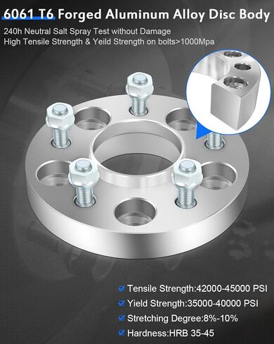 ECCPP 4PCS 5x4.75 Wheel Spacers Hub Centric 1" 5 Lug 12x1.5 70.5mm hub bore Compatible with for Chevrolet Blazer 1998-1999 2001-2005 for Chevrolet Camaro 1983-2002 for Corvette 1984-2019 in Saudi Arabia
