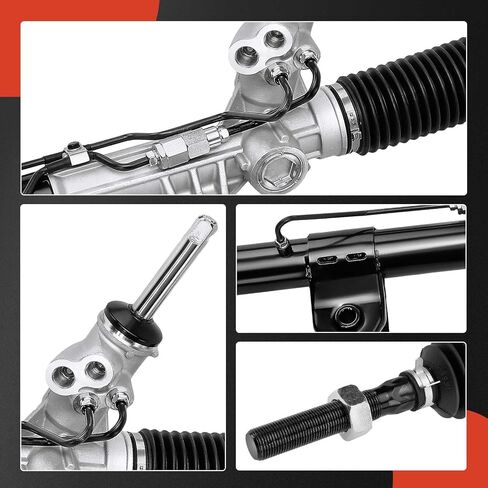 A-Premium - Hydraulic Power Steering Rack and Pinion Compatible with Jeep WK2 Series Grand Cherokee 2012-2015 3.6L & Dodge Durango 2011-2015 3.6L, RWD Only, Replace# 68078529AE in Saudi Arabia