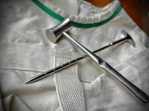 Lobotomy Tools Orbitoclast and Hammer Medical Surgical Frontal Lobotomy Instruments Oddity Curiosity in Saudi Arabia