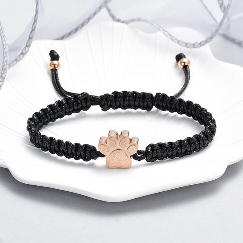 باو طباعة جرة سوار للرماد للنساء الرجال من أحبائهم مجوهرات جنائزية الفولاذ المقاوم للصدأ تذكار حبل سوار in Kuwait