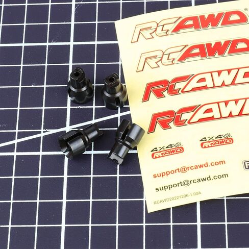 أكواب تفاضلية معدنية من الفولاذ الكروم RCAWD 40CR لـ 1/18 ARRMA ARA2102 جرانيت تايفون جروم in Saudi Arabia