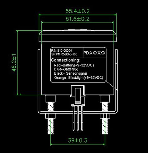 مقياس مستوى الوقود الرقمي مقياس مستوى الوقود العالمي 52 مللي متر 0-190ohm إشارة 12 فولت/24 فولت in Kuwait