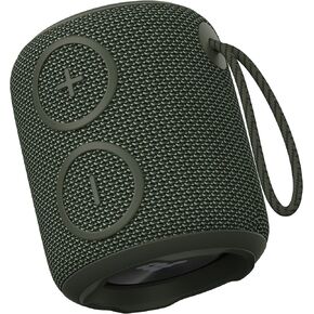 سماعات بلوتوث محمولة مقاومة للماء من Cubitt، نظام شحن سريع، وقت تشغيل يصل إلى 15 ساعة، تجربة ستيريو مع مكبري صوت، ميكروفون مدمج، صوت ممتاز، أخضر in Kuwait