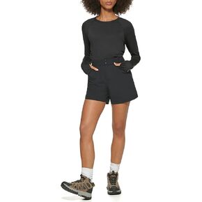 BASS OUTDOOR Women’s Wicking Shorts with Side Pockets & Elastic Waist