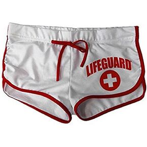 LIFEGUARD Official Juniors Hi-Cut Short White Medium