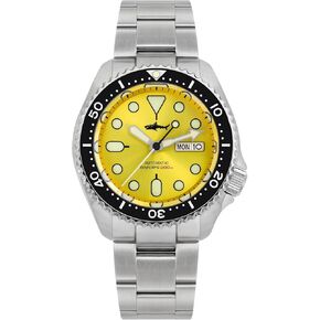 ساعات Heimdallr SKX007 للرجال، حركة NH36A كريستال الياقوت 200 متر ساعات أوتوماتيكية للغوص C3 مضيئة، قرص 42 مم