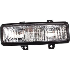 For Chevy/GMC R/V/Suburban/Jimmy/Blazer 1989-1991/Van 1992-1996 Parking Signal Light Assembly Unit Driver Side w/Dual HeadLight GM2520130