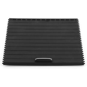 Auto Center Console Cover Pad, Black Center Console Roller Blind Cover 1666805802 Fit for ML GL GLS GLE W166