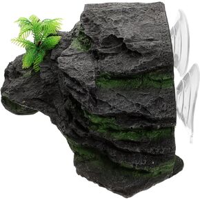 Turtle Platform Turtle Basking Platform Large Floating Turtle Dock Reptile Basking Platform Aquarium Decorations Turtle Tank Rocks Synthetic Resin Crawl Tortoise