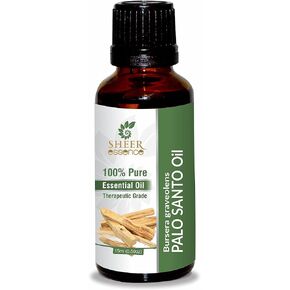 Palo Santo Oil (Bursera Graveolens) Essential Oil 100% Pure Natural Undiluted Uncut Therapeutic Grade Oil 0.50 Fl.OZ (15 ML)